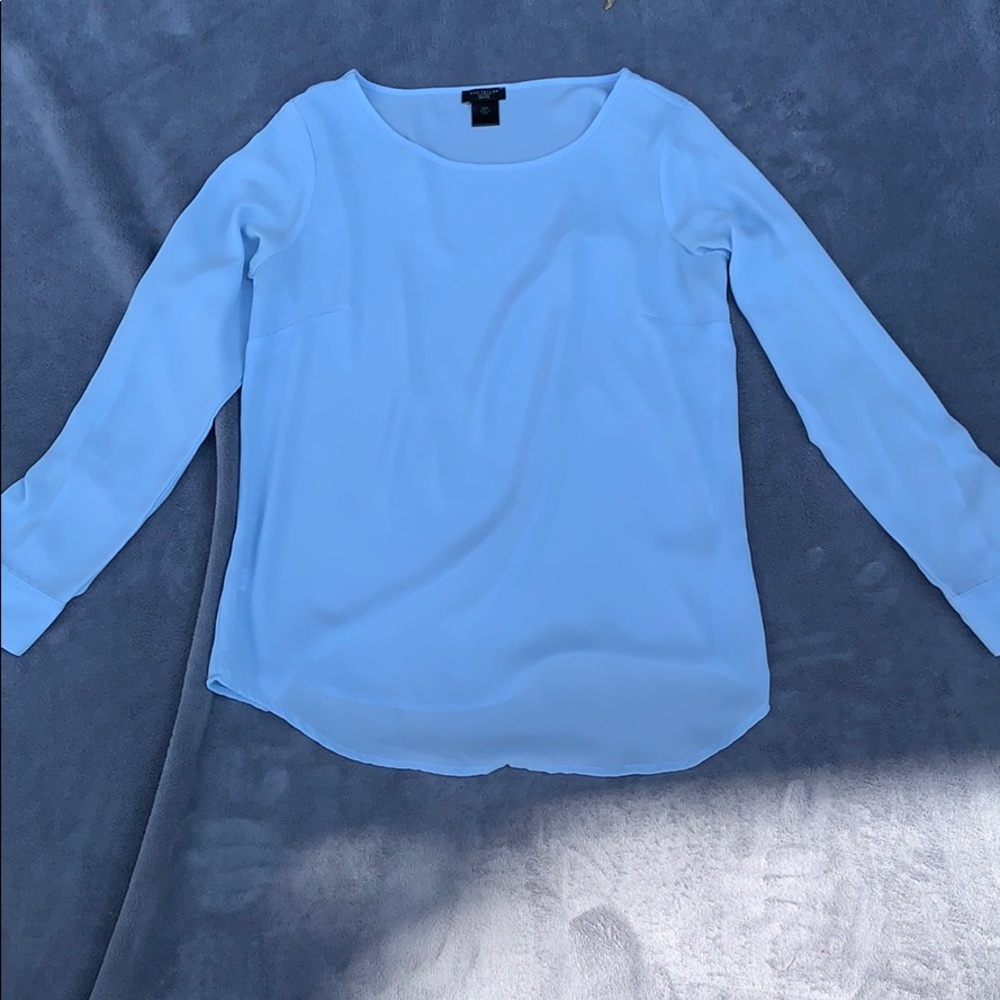 Baby blue blouse